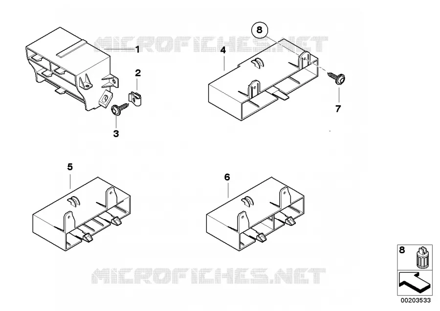 Support app.de cde de carross.et modules BMW BMW Série 3 2009 M3 N M3