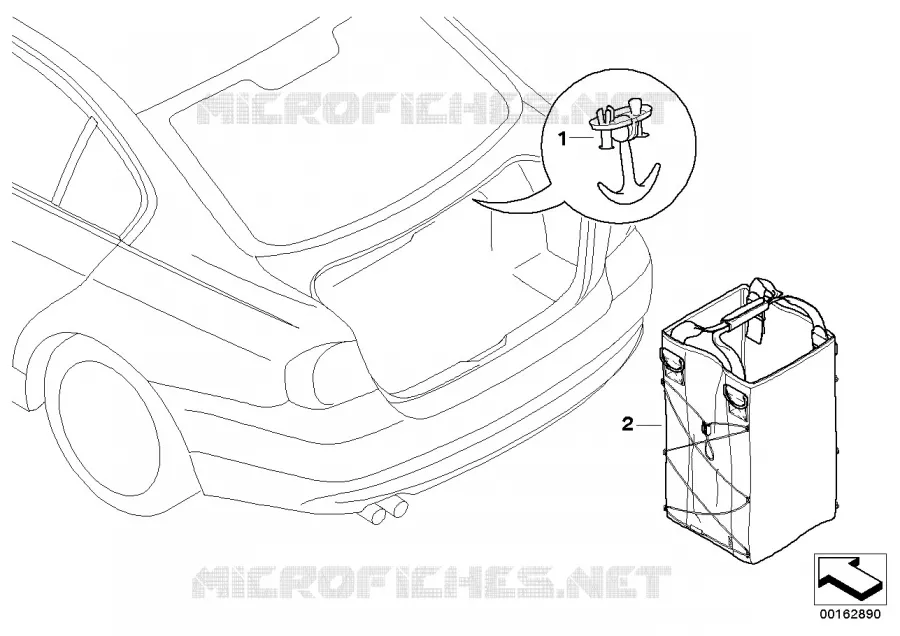 Support sac BMW BMW Série 3 2006 320d N 320d