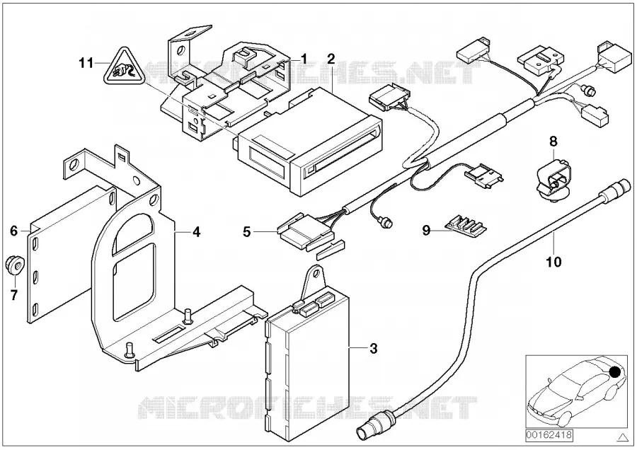 Système de navigation - Module vidéo BMW BMW Série 5 2000 520i A 520i