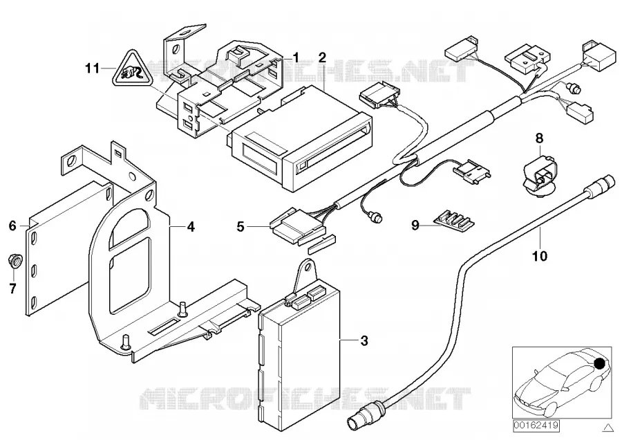Système de navigation - Module vidéo BMW BMW Série 7 1998 728i A 728i