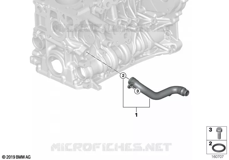 Systeme de refroidissement - durit BMW BMW Série 1 2008 118d N 118d