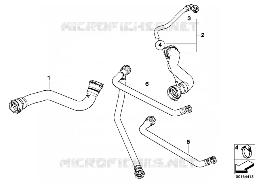 Systeme de refroidissement - durit BMW BMW X3 2009 X3 1.8d N X3 1.8d