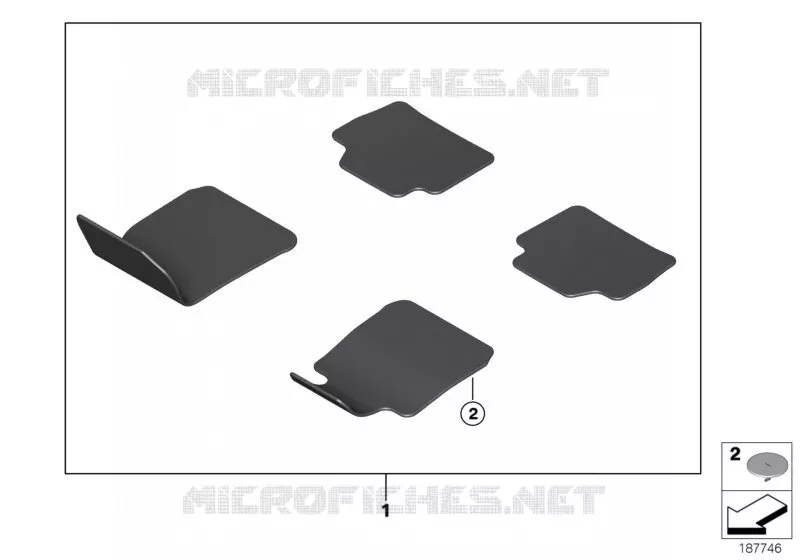 Tapis de sol Update BMW BMW X3 2004 X3 3.0d N X3 3.0d