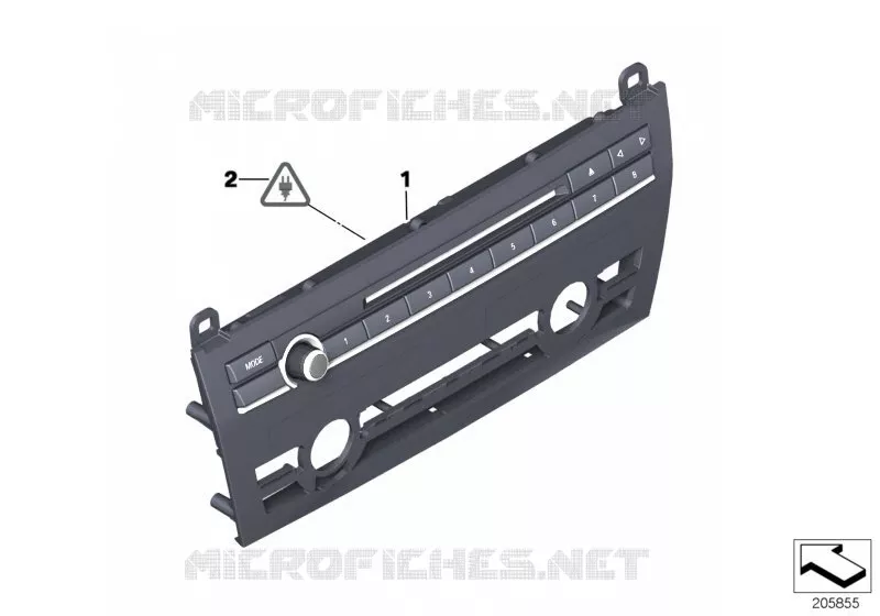 Unité de commande audio BMW BMW Série 6 2012 640dX A 640dX