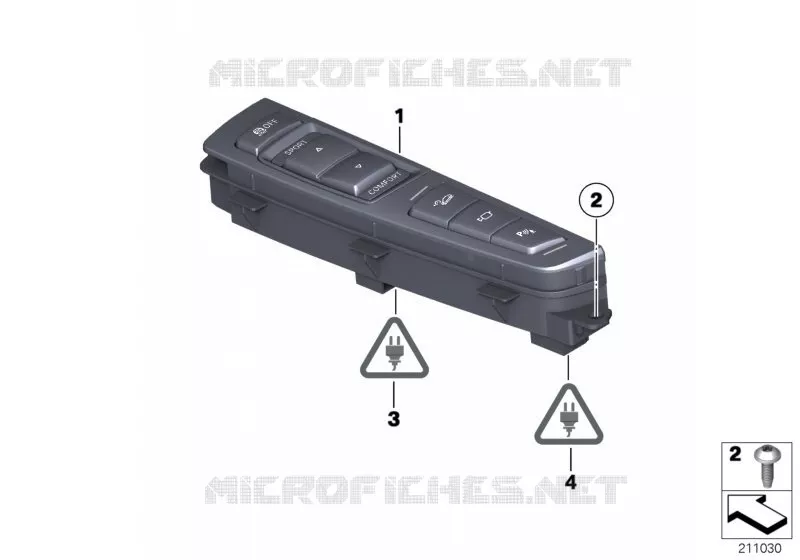 Unité de commande console centrale BMW BMW Série 6 2009 650i N 650i