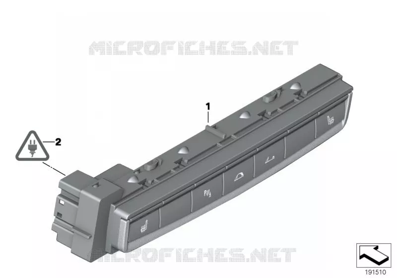 Unité interrupteurs console centrale BMW BMW Z4 2012 Z4 18i N Z4 18i