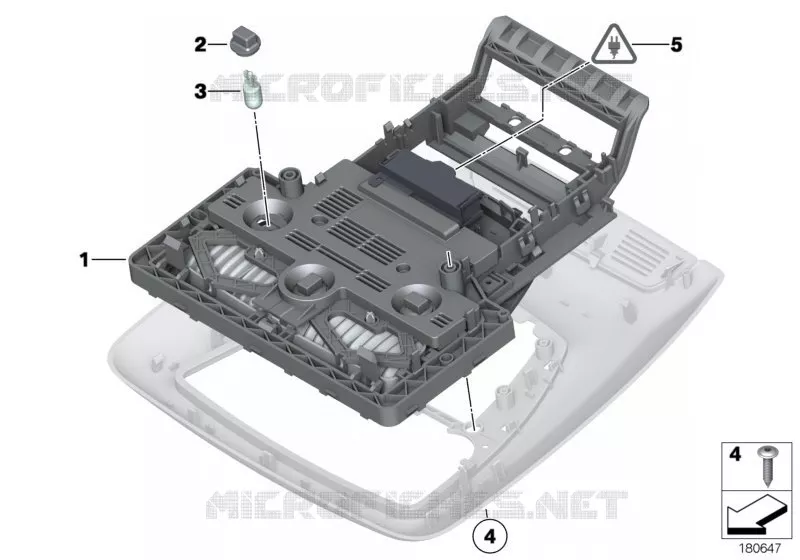 Unité interrupteurs pavillon base BMW BMW X4 2013 X4 30dX N X4 30dX