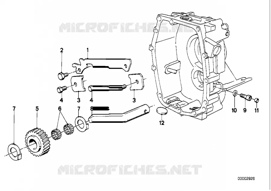 ZF s5-16 pieces interieur. de commande BMW BMW Série 3 1982 320i M 320i