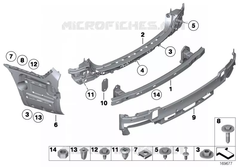 support arrière BMW BMW Série 7 2007 760Li A 760Li