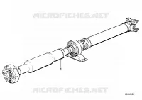 Arbre de transmission pour BMW 525