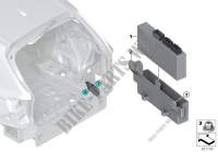 Boîtier électroniq module fonction hayon pour BMW X6 50iX 4.0