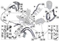Direction hydraulique Tuyaux dhuile pour BMW 750LiS