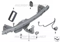 Dispositif dattelage électr. pivotant pour BMW 528i