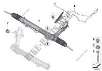 Mécanisme de direction hydraulique pour BMW X6 M