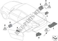 Pièces amplificateur antenne diversity pour BMW X6 30dX
