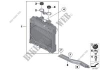 Refroidisseur dhuile moteur pour BMW 650iX 4.4