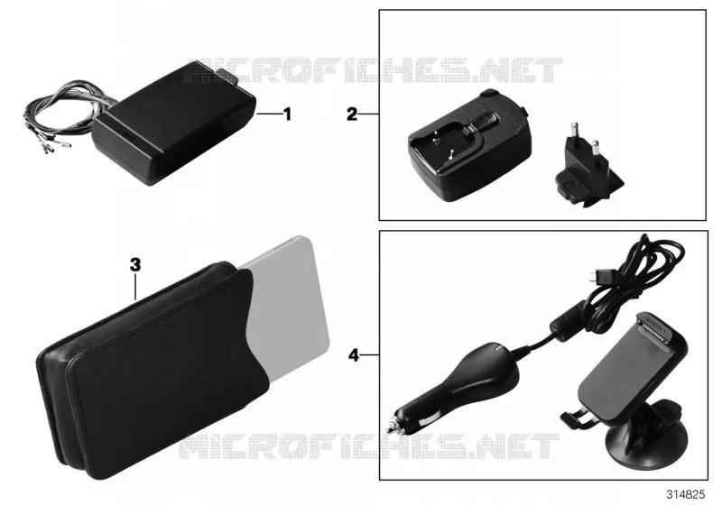 Accessoires pour Navigation Portable BMW BMW X3 2007 X3 2.0d N X3 2.0d