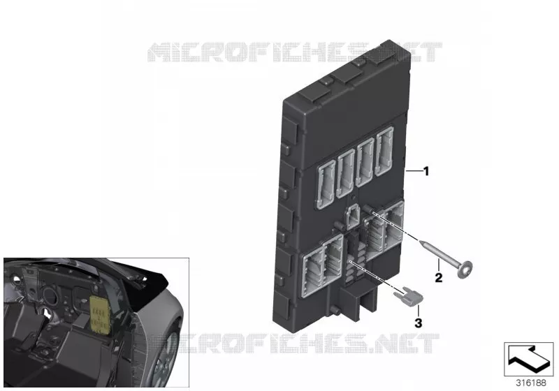 Body Domain Controller BDC BMW BMW i3 2017 i3 A i3 120Ah Rex
