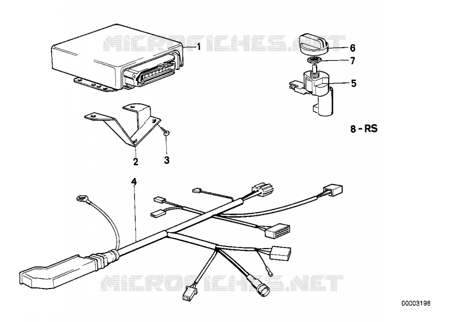 Boîtier de commande programmé EGS BMW BMW Série 7 1982 745i A 745i
