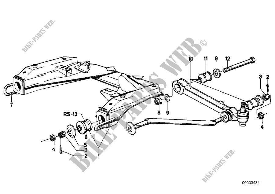 Cadre aux. avant / bras de suspension pour BMW 528i
