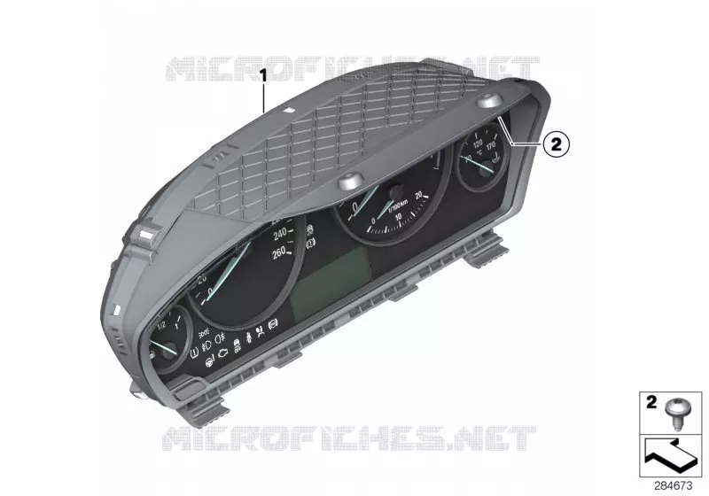 Combiné dinstruments - Sport Line BMW BMW Série 3 2015 320d ed N 320d ed