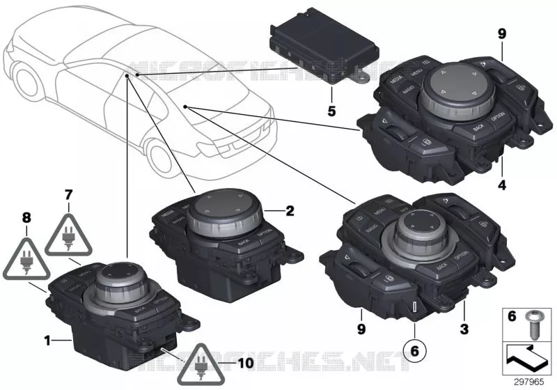 Controller BMW BMW Série 7 2007 750Li A 750Li