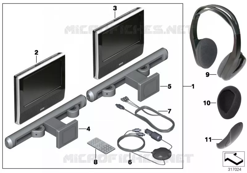 DVD-System Tablet BMW BMW Série 7 2011 730d A 730d
