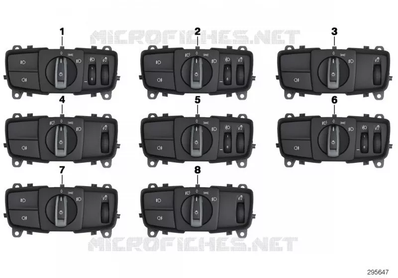Dispositif de commande lumière BMW BMW Série 2 2017 220d N 220d