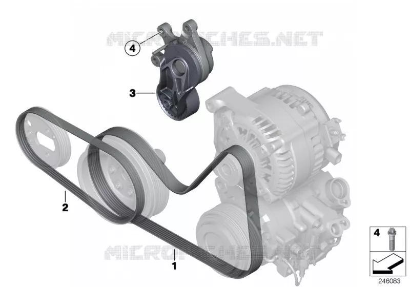 Entraînement-Altern./Clim./Assist. dir. BMW BMW X3 2013 X3 20i N X3 20i