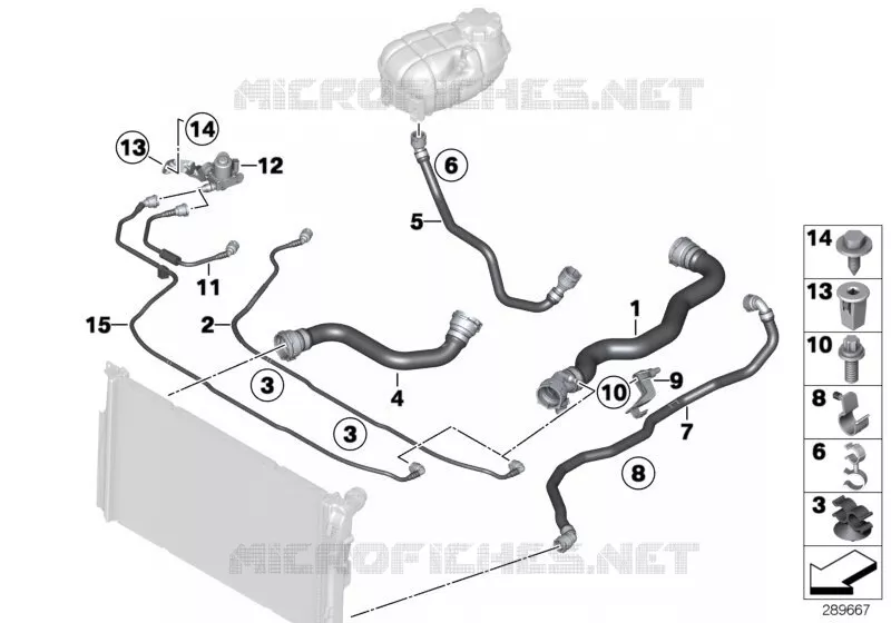 Flexibles système de refroidissement BMW BMW Série 1 2012 116d ed N 116d ed