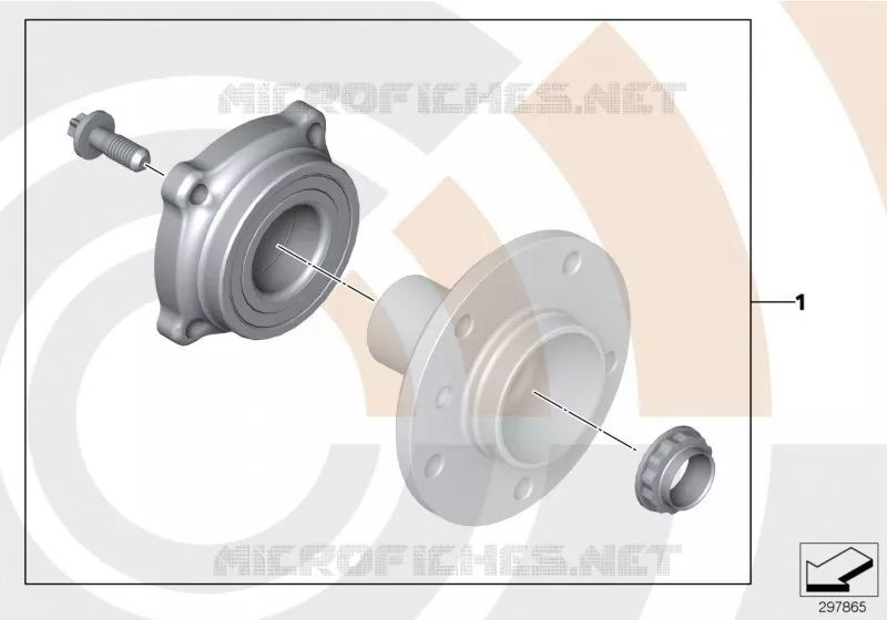 Kit roulement de roue arr. / Value Line BMW BMW Série 5 1995 528i M 528i