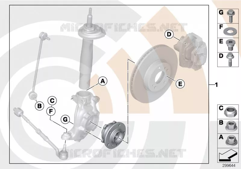 Kit roulements roue avant / Value Line BMW BMW Série 5 1995 528i A 528i
