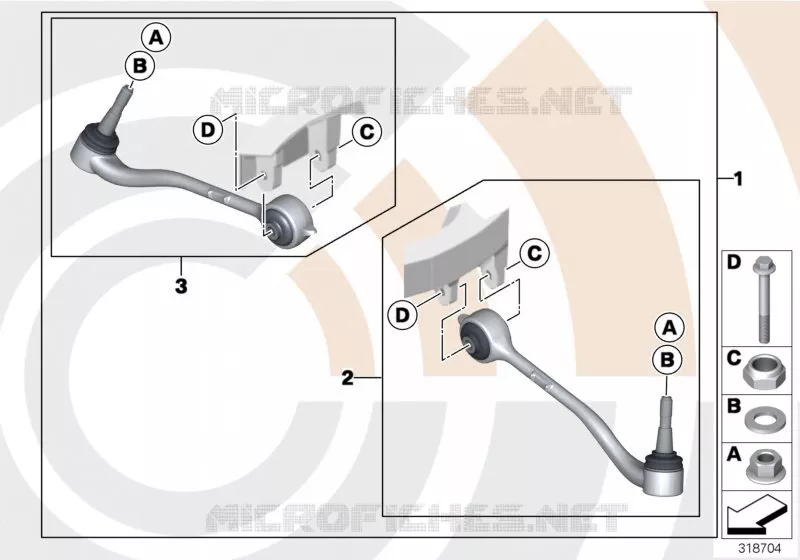 Kit service bras transversal/Value Line BMW BMW Série 5 1995 525tds A 525tds