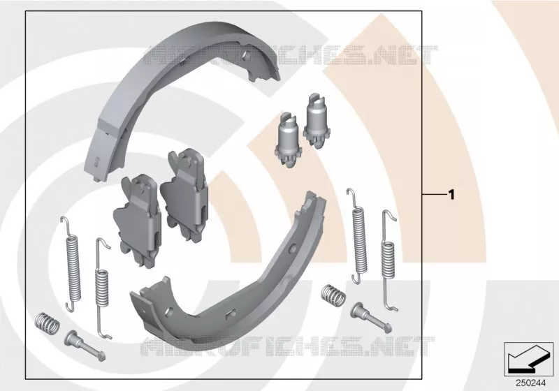 Kit service segments frein / Value Line BMW BMW Série 3 2000 320d N 320d