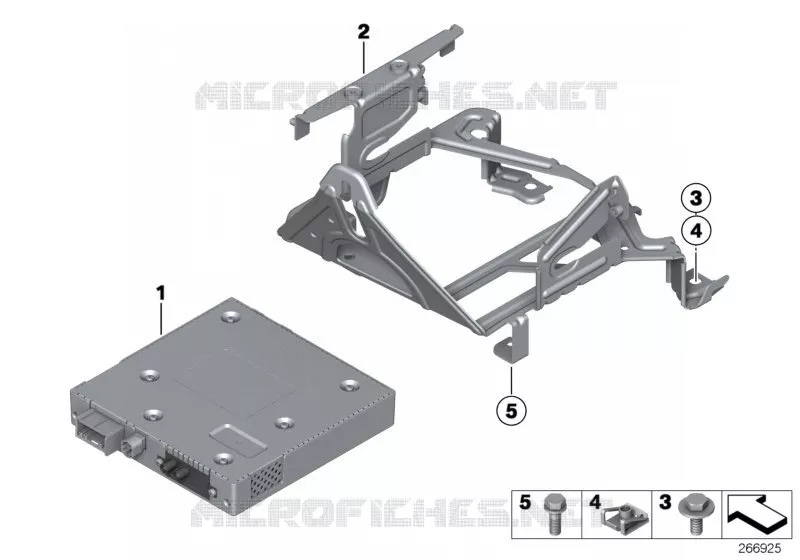 Module TV / support BMW BMW Série 4 2016 430dX N 430dX