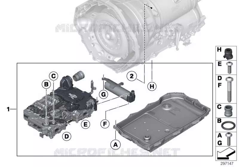 Module mécatronique GA8HP75Z BMW BMW X3 2017 X3 M40dX (TX96) N X3 M40dX (TX96)