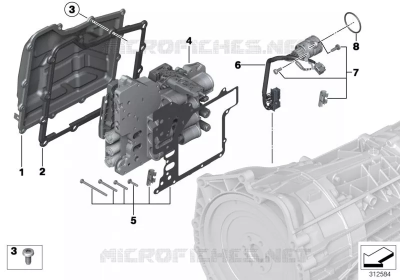 Module mécatronique GS7D36BG BMW BMW Série 5 2010 M5 N M5
