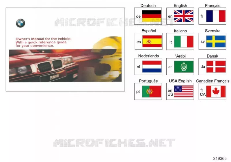 Notice dutilisation E36 BMW BMW Série 3 1992 M3 M M3