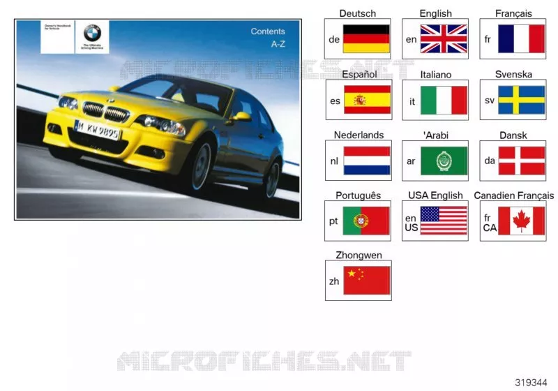 Notice dutilisation E46/2 M3 + E46/C M3 BMW BMW Série 3 2002 M3 CSL N M3 CSL