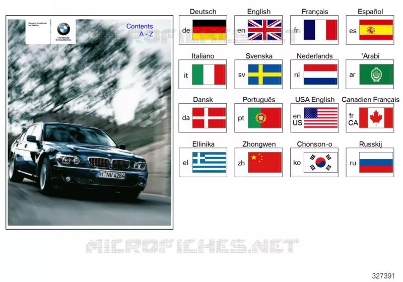 Notice dutilisation E65, E66, E67 BMW BMW Série 7 2004 750Li A 750Li