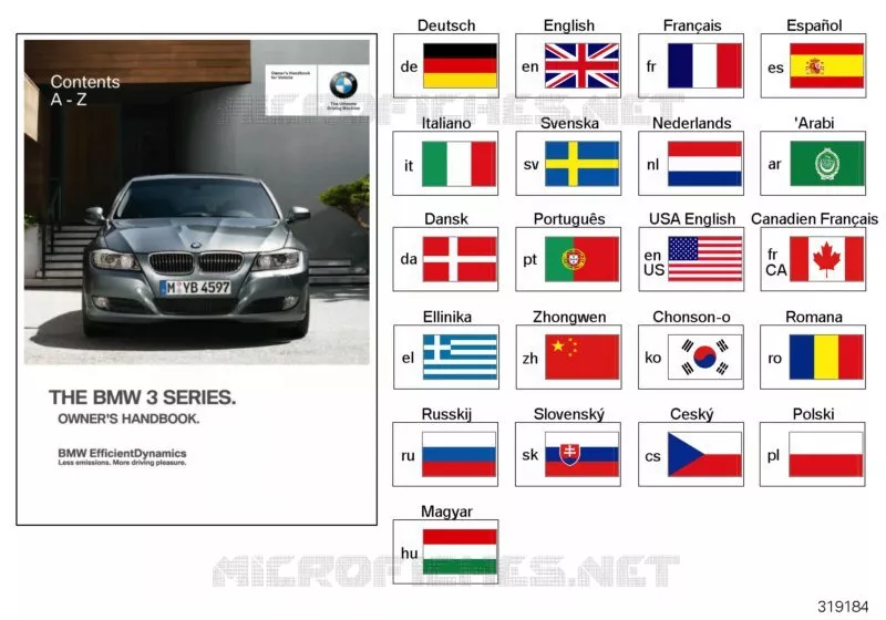 Notice utilisation E90, E91 sans iDrive BMW BMW Série 3 2007 330d N 330d