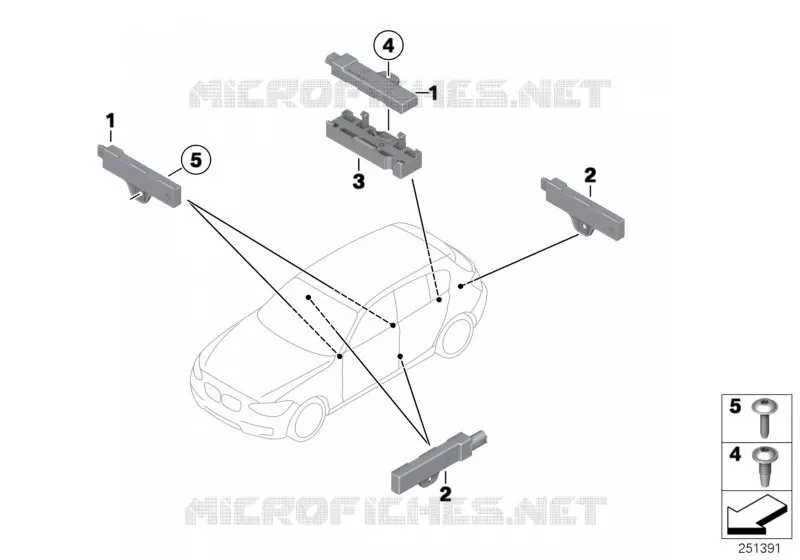 Pièces dantenne Accès Confort BMW BMW Série 2 2016 M2 Competition N M2 Competition