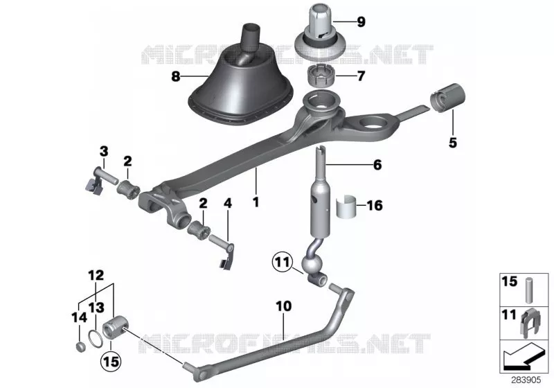 Pièces de commande de vitesses BMW BMW Série 4 2013 425d N 425d