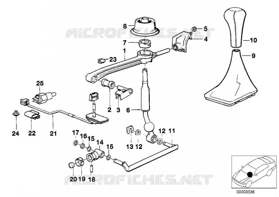 Pièces de commande de vitesses BMW BMW Série 5 1991 525i M 525i