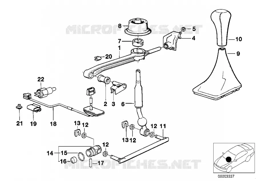 Pièces de commande de vitesses BMW BMW Série 5 1993 525tds M 525tds
