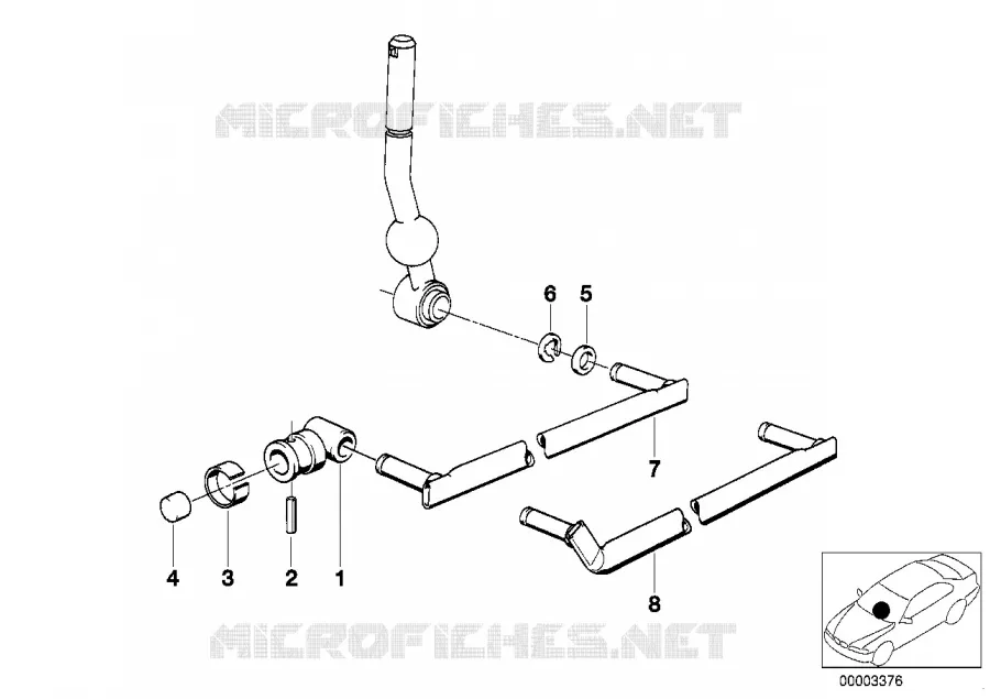 Pièces de commande de vitesses BMW BMW Série 6 1975 633CSi M 633CSi