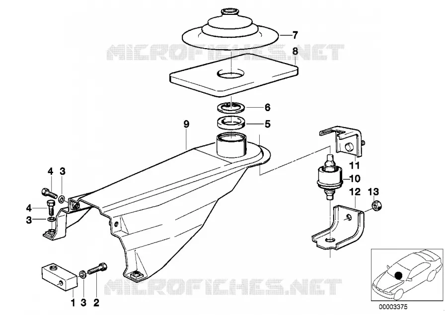 Pièces de commande de vitesses BMW BMW Série 6 1979 635CSi A 635CSi