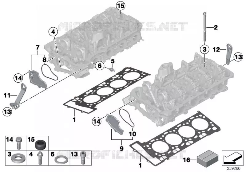 Pièces de culasse BMW BMW X5 2013 X5 M A X5 M
