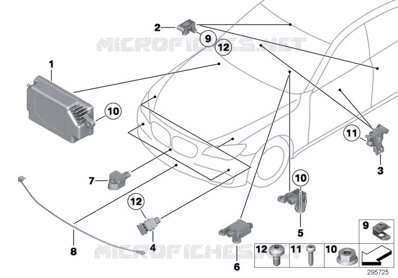 Pièces électriques dairbag BMW BMW Série 7 2012 760Li A 760Li