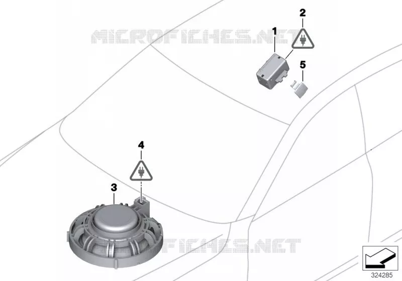 Pièces pour système mains-libres BMW BMW Série 5 2012 528i A 528i